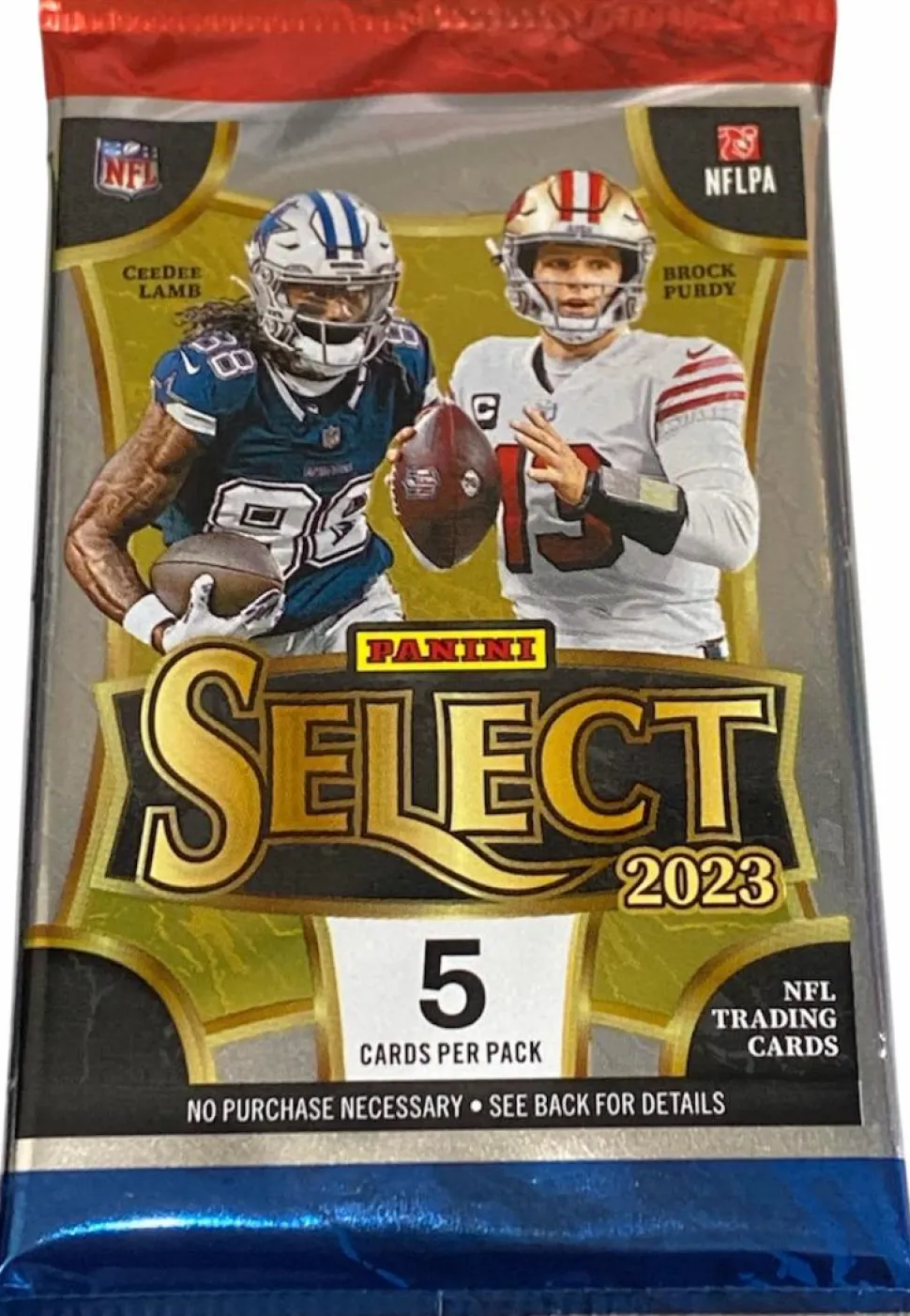 NFL Football - 2023 Panini Select Football Trading Cards Hobby Pack (5 Cards)