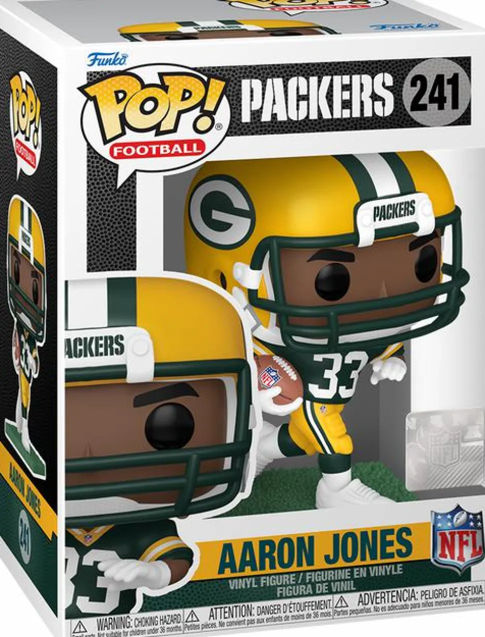 NFL Football - Aaron Jones Packers Pop! Vinyl Figure