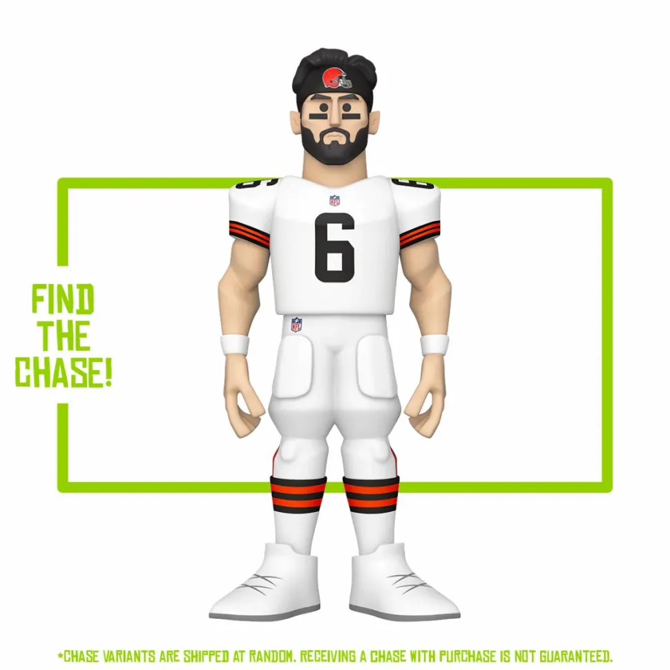 NFL Football - Baker Mayfield Cleveland Browns 12" Gold Premium Vinyl Figure