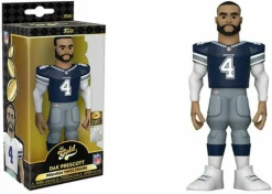NFL Football - Dak Prescott Dallas Cowboys 5” Vinyl Gold Figure