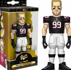 NFL Football - J.J. Watt Houston Texans 5" Gold Premium Vinyl Figure