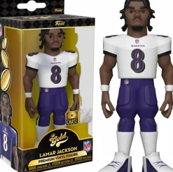 NFL Football - Lamar Jackson Baltimore Ravens 5” Gold Premium Vinyl Figure