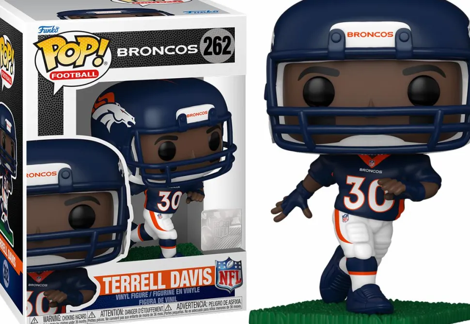 NFL Football - Terrell Davis Denver Broncos Pop! Vinyl Figures