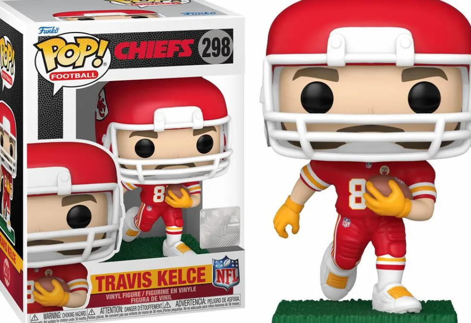 NFL Football - Travis Kelce (Kansas City Chiefs) Pop! Vinyl Figure