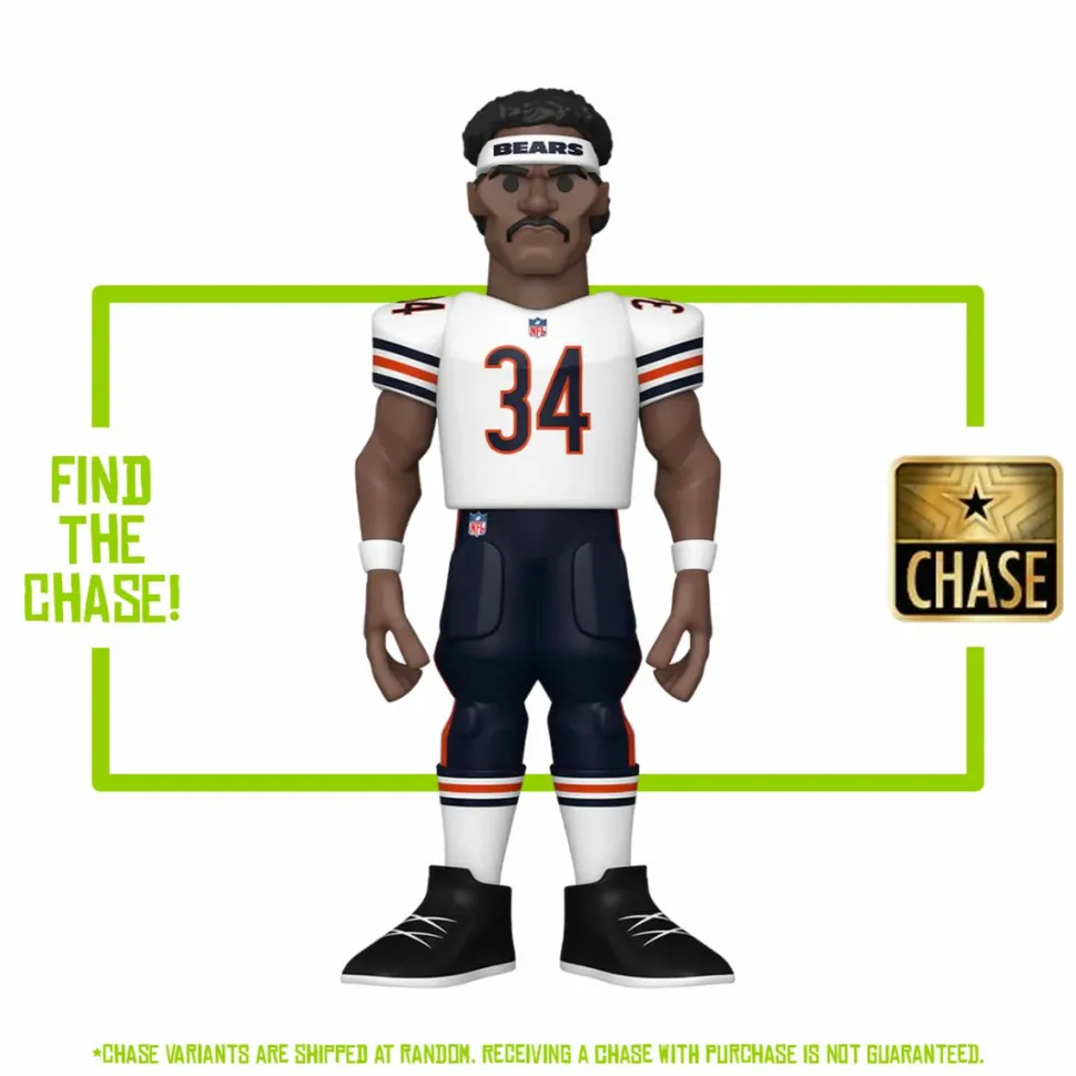 NFL Football - Walter Paytons Chicago Bears 5” Gold Premium Vinyl Figure