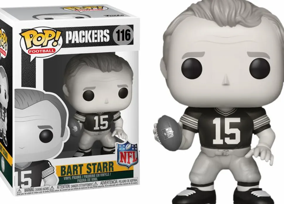 NFL Legends - Bart Starr Green Bay Packers Black and White Legends Pop! Vinyl Figure