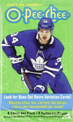 NHL Hockey - 2021/22 Upper Deck O-Pee-Chee Hockey Trading Cards Booster Box (36 Packs)