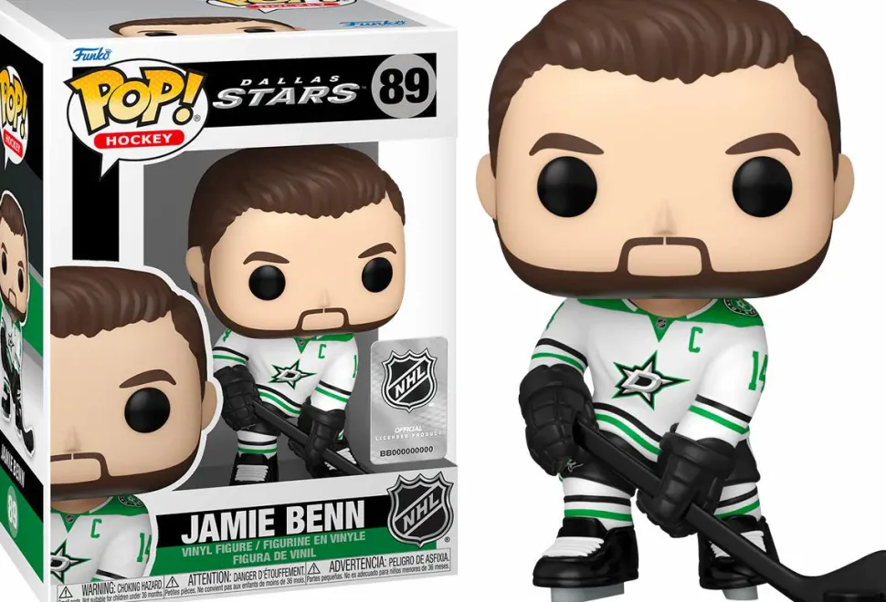 NHL Hockey - Jamie Benn Dallas Stars Road Jersey Pop! Vinyl Figure