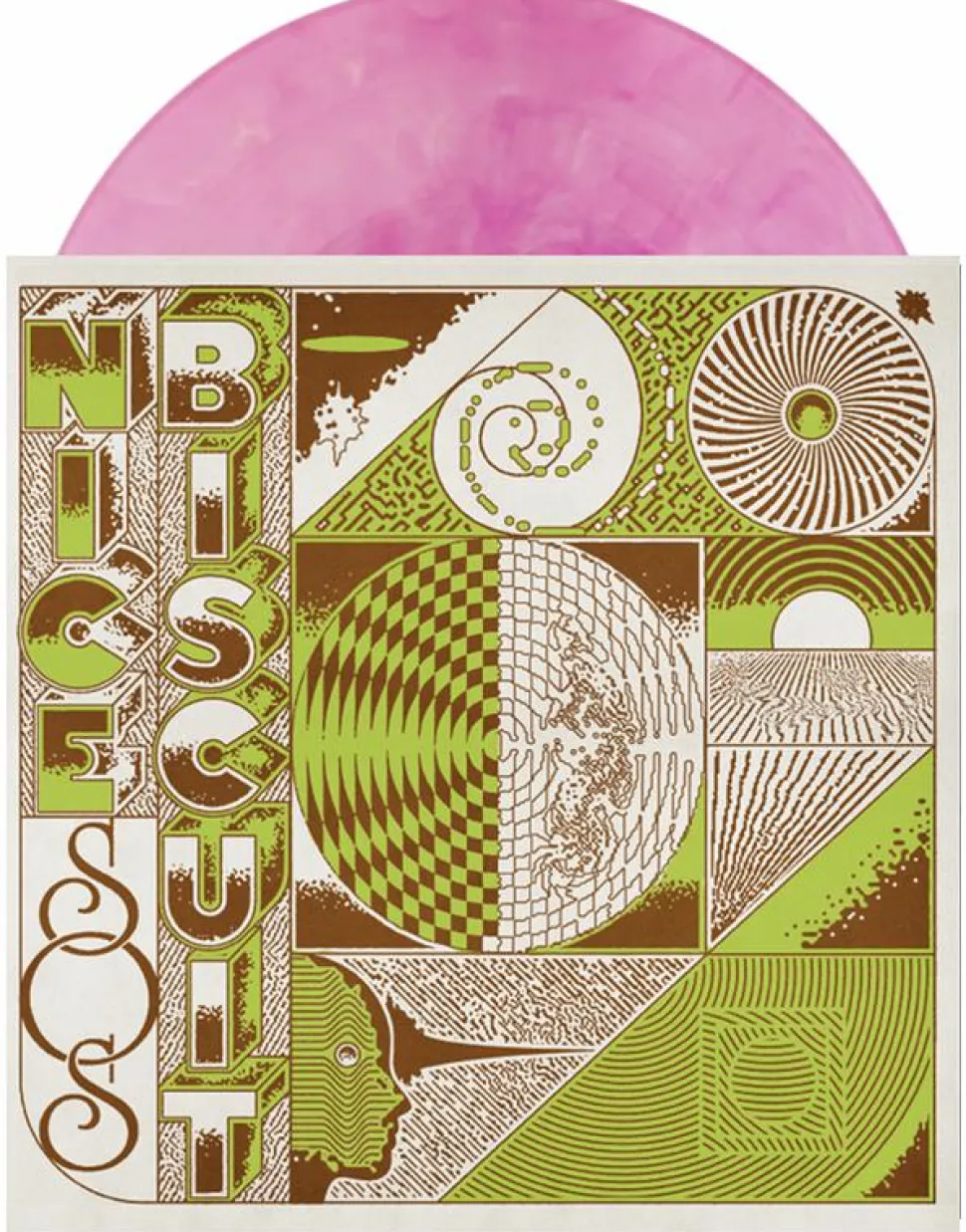Nice Biscuit - SOS LP Vinyl Record (Pink Marble Coloured Vinyl)