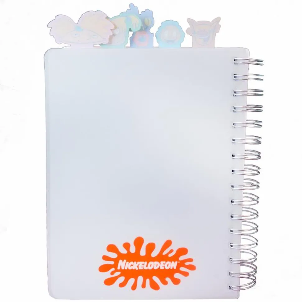 Nickelodeon - Retro TV Triple Lenticular 8" Faux Leather Spiral Tab Journal
