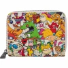Nickelodeon - 90’s Nick Rewind Gang 5” Faux Leather Zip-Around Wallet