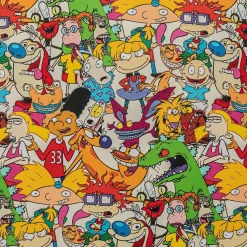 Nickelodeon - 90’s Nick Rewind Gang 5” Faux Leather Zip-Around Wallet