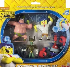 Nickelodeon The SpongeBob Movie - Sponge Out of Water SpongeBob Heroes Figure Set