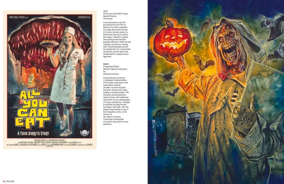Nightmare on One Sheet: The Horror Art of Graham Humphreys Hardcover Book
