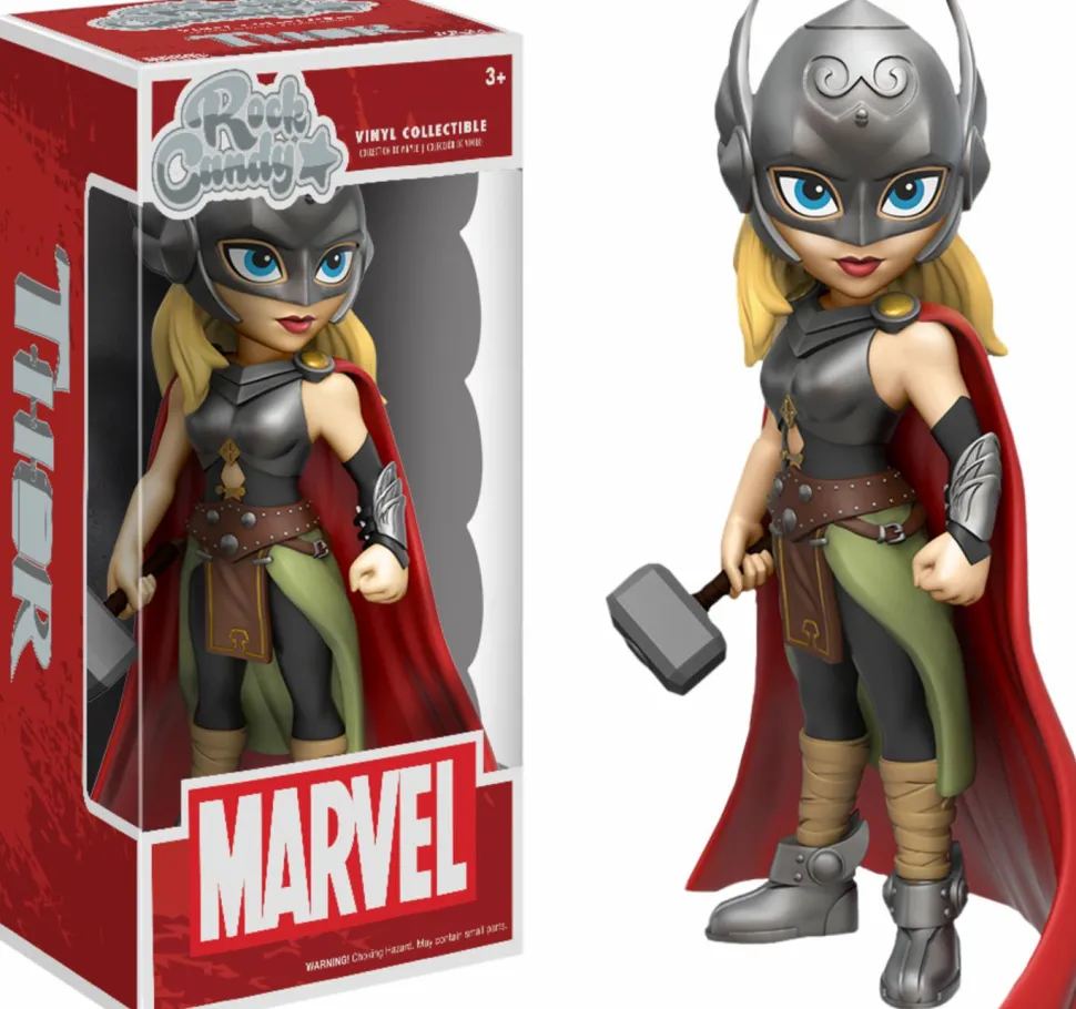 **Non-Mint Packaging** Thor - Lady Thor Rock Candy 5" Vinyl Figure