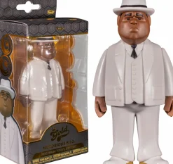 Notorious B.I.G. - Notorious B.I.G in White Suit 5” Gold Premium Vinyl Figure