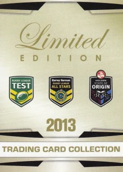 NRL Rugby League - 2013 Rugby Trading Card Collection Signature Set - Michael Jennings