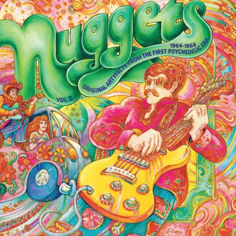 Nuggets - Vol. 2 Original Artifacts from the First Psychedelic Era 1964-1968 2xLP Vinyl Record (Psychedelic Splatter Coloured Vinyl)