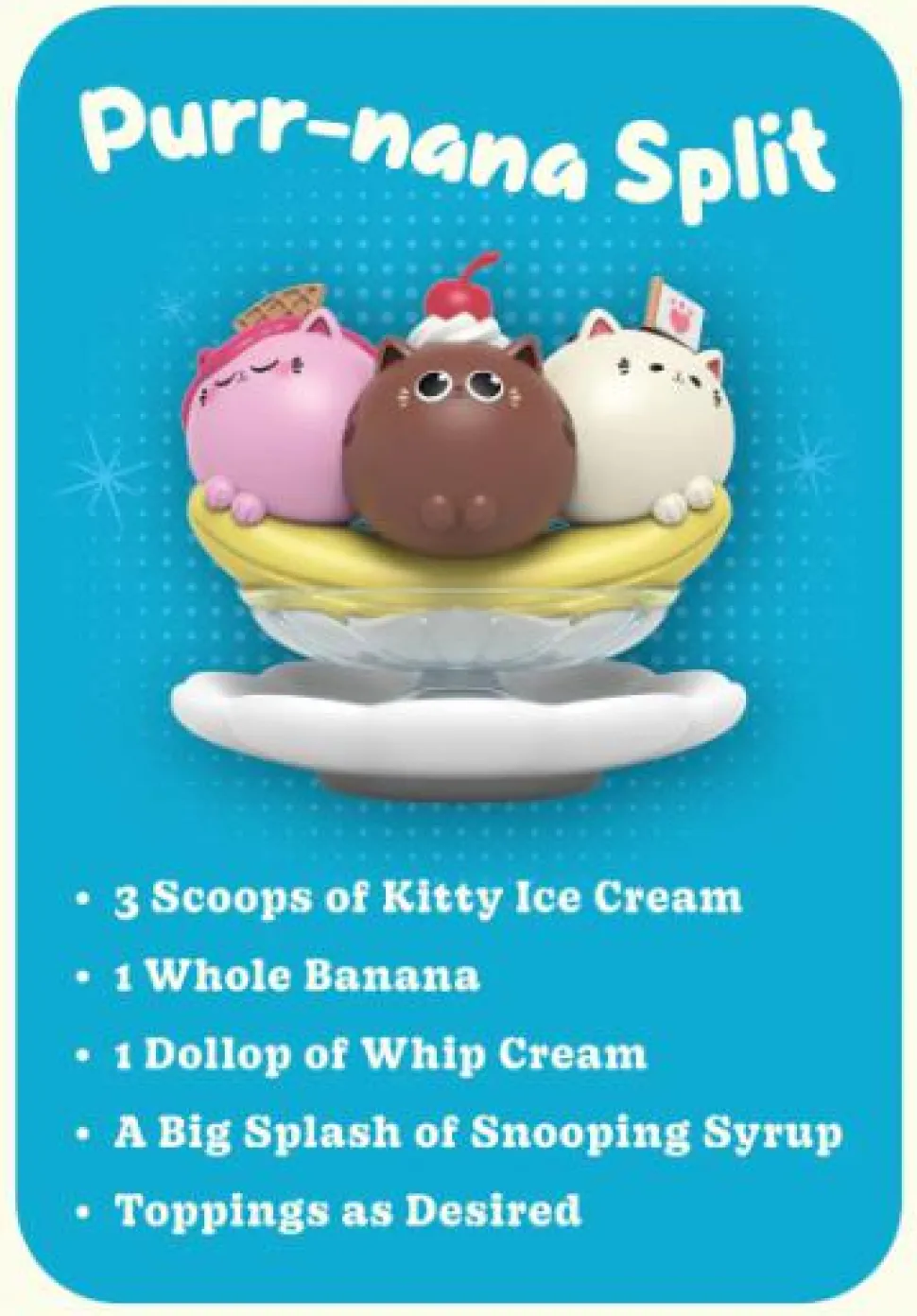 Nyammy Treats - Nyan-licious! Blind Box Vinyl Figure (Display of 6)