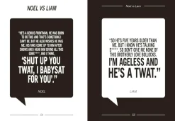 Oasis - Wise Words Oasis: The Best Quotes from Noel and Liam Gallagher Hardcover Book