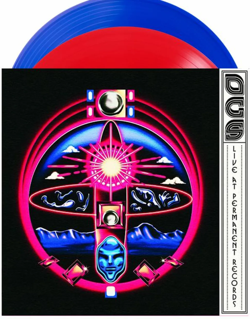 OCS - Live At Permanent Records 2xLP Vinyl Record (Blue & Red Coloured Vinyl)