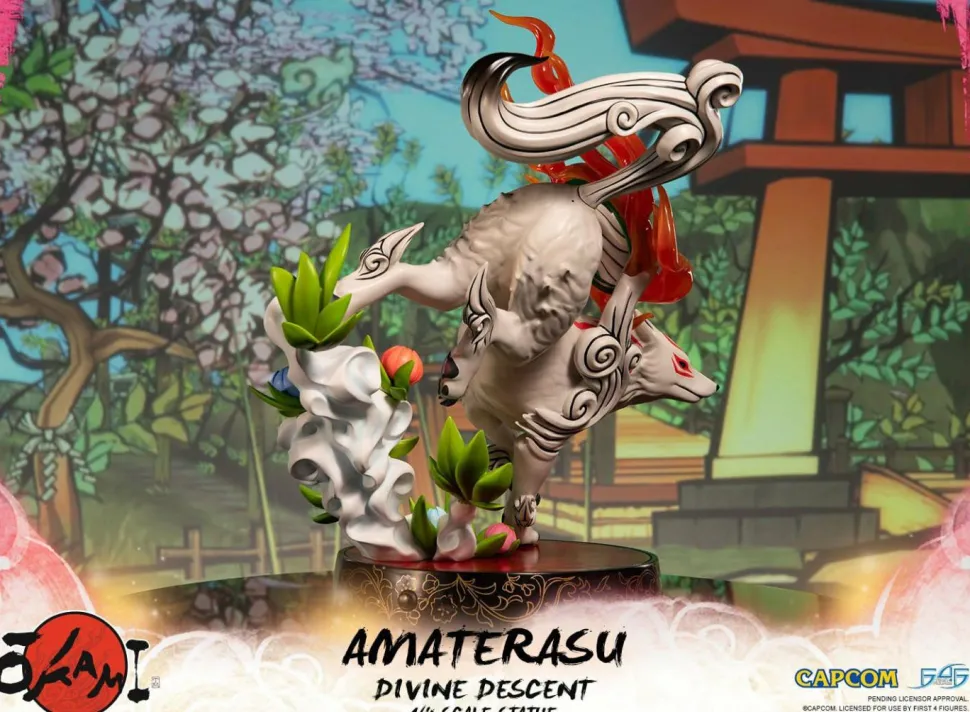 Okami - Amaterasu Divine Descent 1/4 Scale Statue