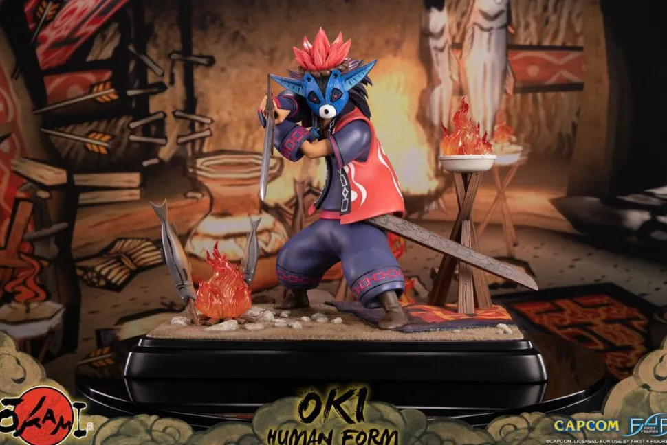Okami - Oki in Human Form 17” Statue