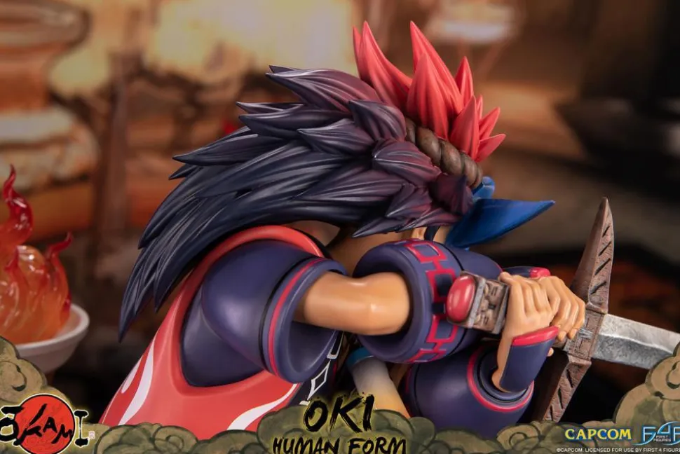 Okami - Oki in Human Form 17” Statue