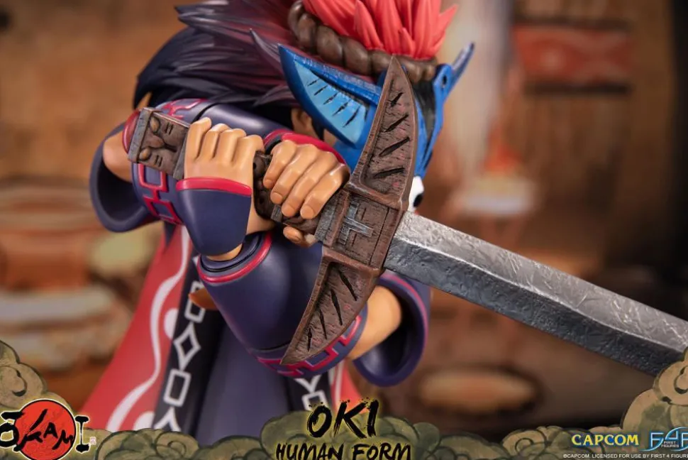 Okami - Oki in Human Form 17” Statue