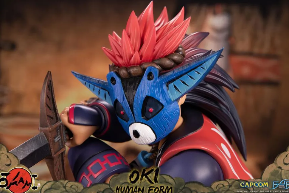 Okami - Oki in Human Form 17” Statue