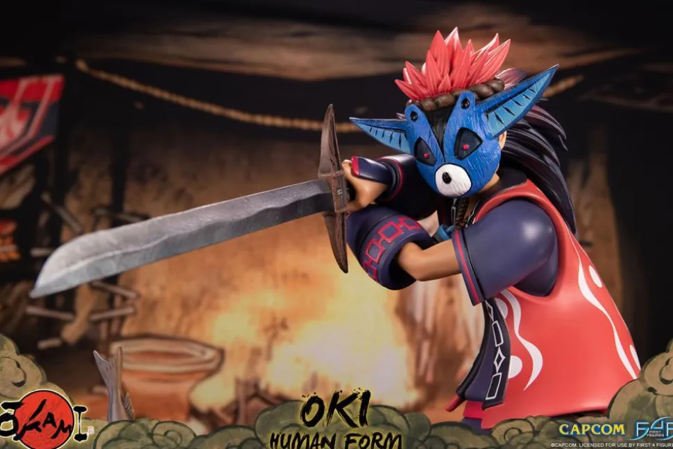 Okami - Oki in Human Form 17” Statue