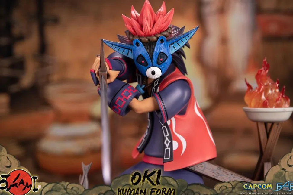 Okami - Oki in Human Form 17” Statue