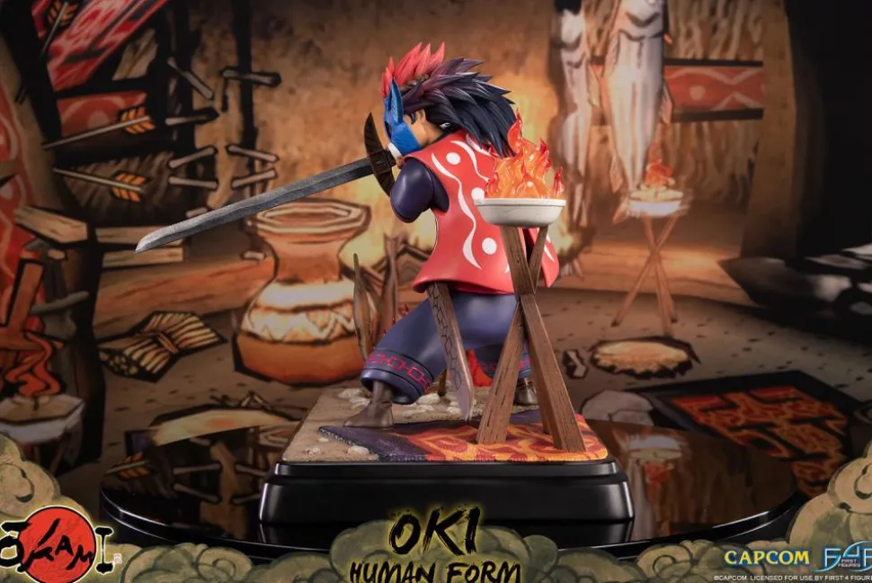 Okami - Oki in Human Form 17” Statue