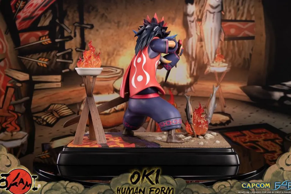 Okami - Oki in Human Form 17” Statue