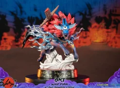 Okami - Oki Wolf Form 9” PVC Statue