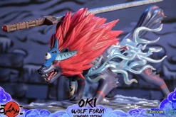 Okami - Oki Wolf Form 14” Statue