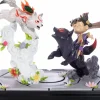 Okamiden - Chibiterasu vs. Dark Chibiterasu & Possessed Kuni 13” Statue