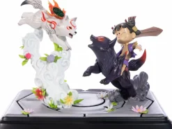 Okamiden - Chibiterasu vs. Dark Chibiterasu & Possessed Kuni 13” Statue