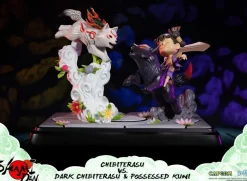 Okamiden - Chibiterasu vs. Dark Chibiterasu & Possessed Kuni 13” Statue