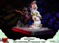 Okamiden - Chibiterasu vs. Dark Chibiterasu & Possessed Kuni 13” Statue