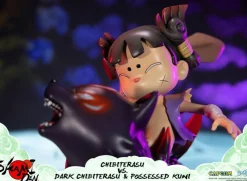 Okamiden - Chibiterasu vs. Dark Chibiterasu & Possessed Kuni 13” Statue