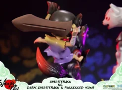 Okamiden - Chibiterasu vs. Dark Chibiterasu & Possessed Kuni 13” Statue