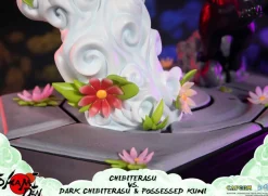 Okamiden - Chibiterasu vs. Dark Chibiterasu & Possessed Kuni 13” Statue