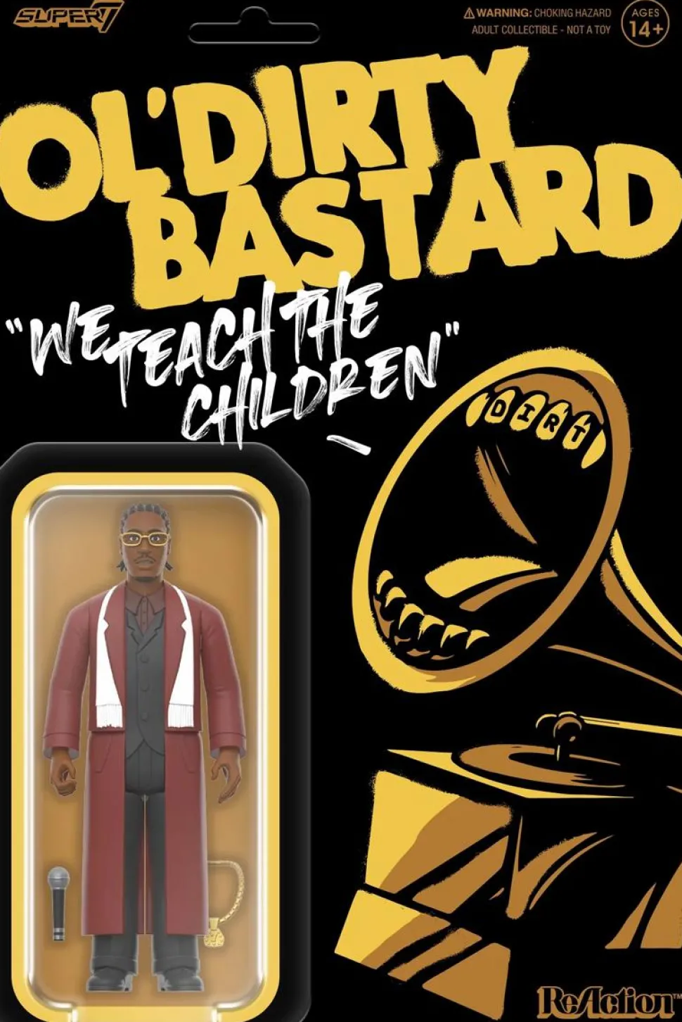 Ol' Dirty Bastard - O.D.B. (For The Children) ReAction 3.75" Action Figure
