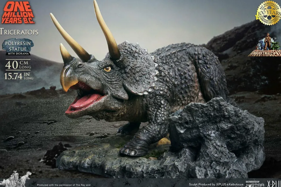 One Million Years B.C. - Triceratops 7” Statue
