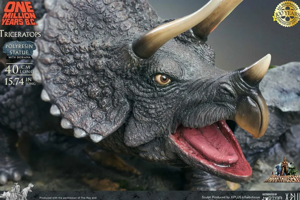 One Million Years B.C. - Triceratops 7” Statue