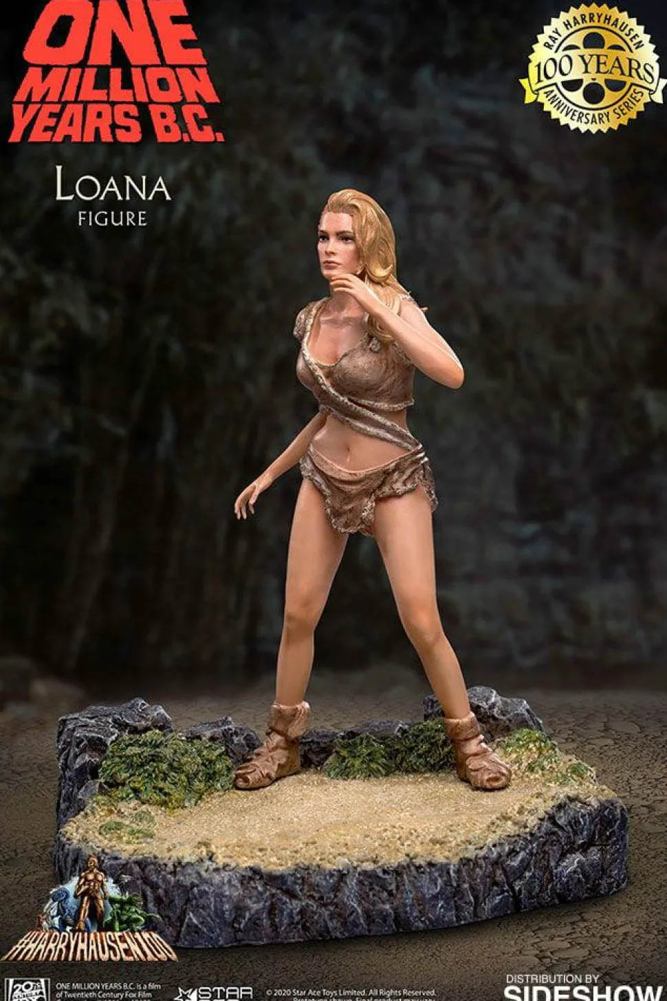 One Million Years B.C. - Triceratops & Loana Vinyl Figure Set (Set of 2)