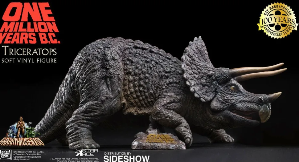 One Million Years B.C. - Triceratops & Loana Vinyl Figure Set (Set of 2)