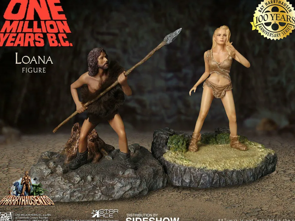 One Million Years B.C. - Triceratops & Loana Vinyl Figure Set (Set of 2)