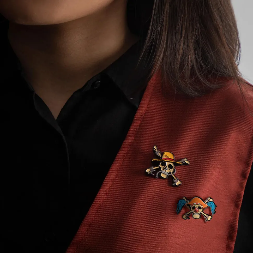 One Piece (2023) - Monkey D. Luffy & Buggy the Clown Enamel Pin 2-Pack